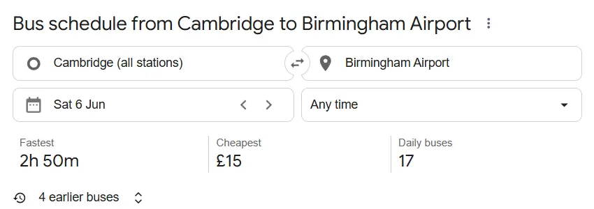 book a taxi cambridge to birmingham Airport