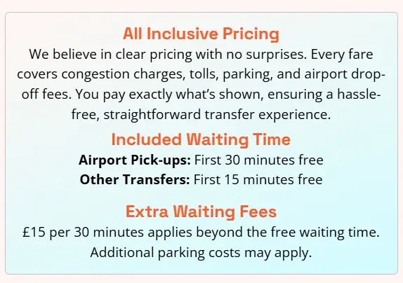 private airport transfer pricing