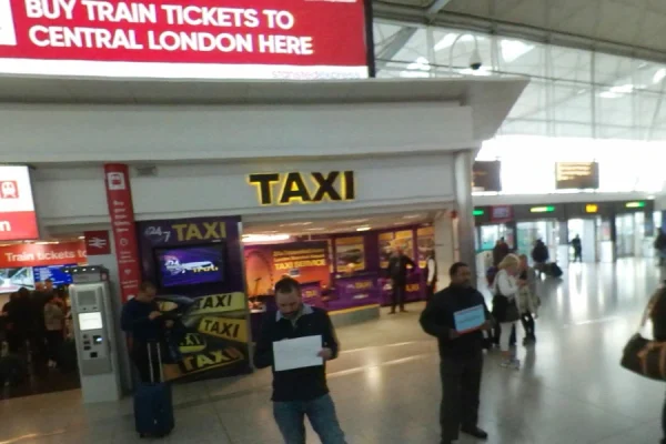 Stansted Airport Terminal Pick Up Point